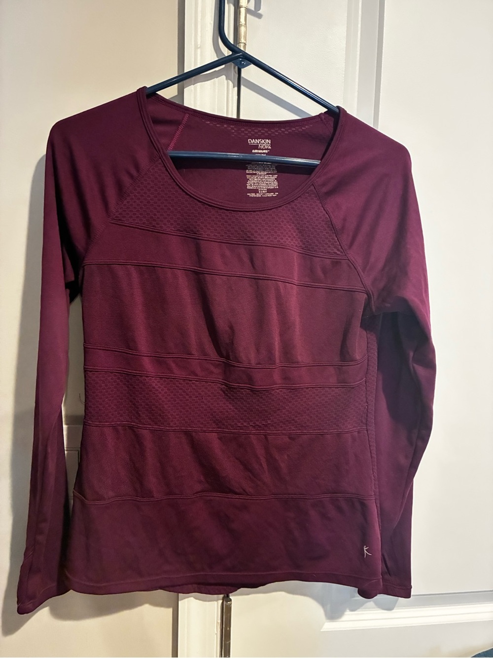 Danskin Now Long Sleeve Performance Tee